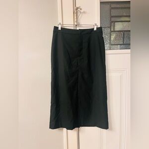 NWT Banana Republic Classic Black Midi Skirt